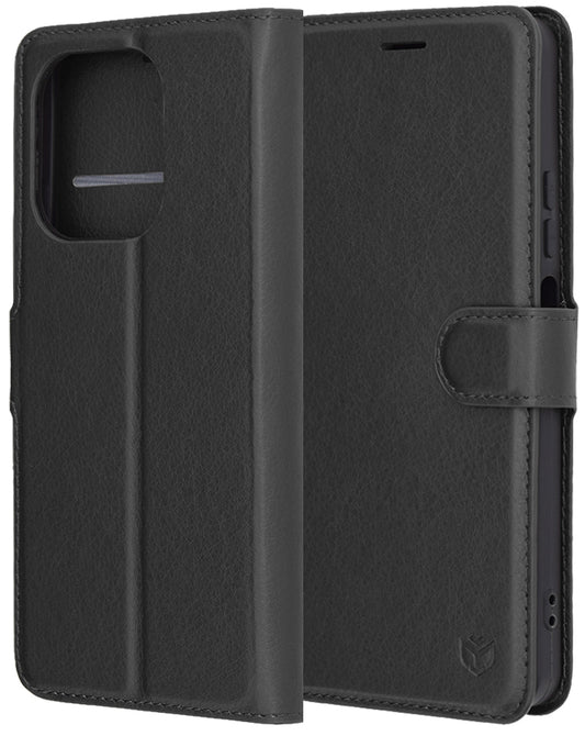 Pouzdro pro Oppo A5 Pro 4G / A5 Pro, Techsuit, kožené folio, černé