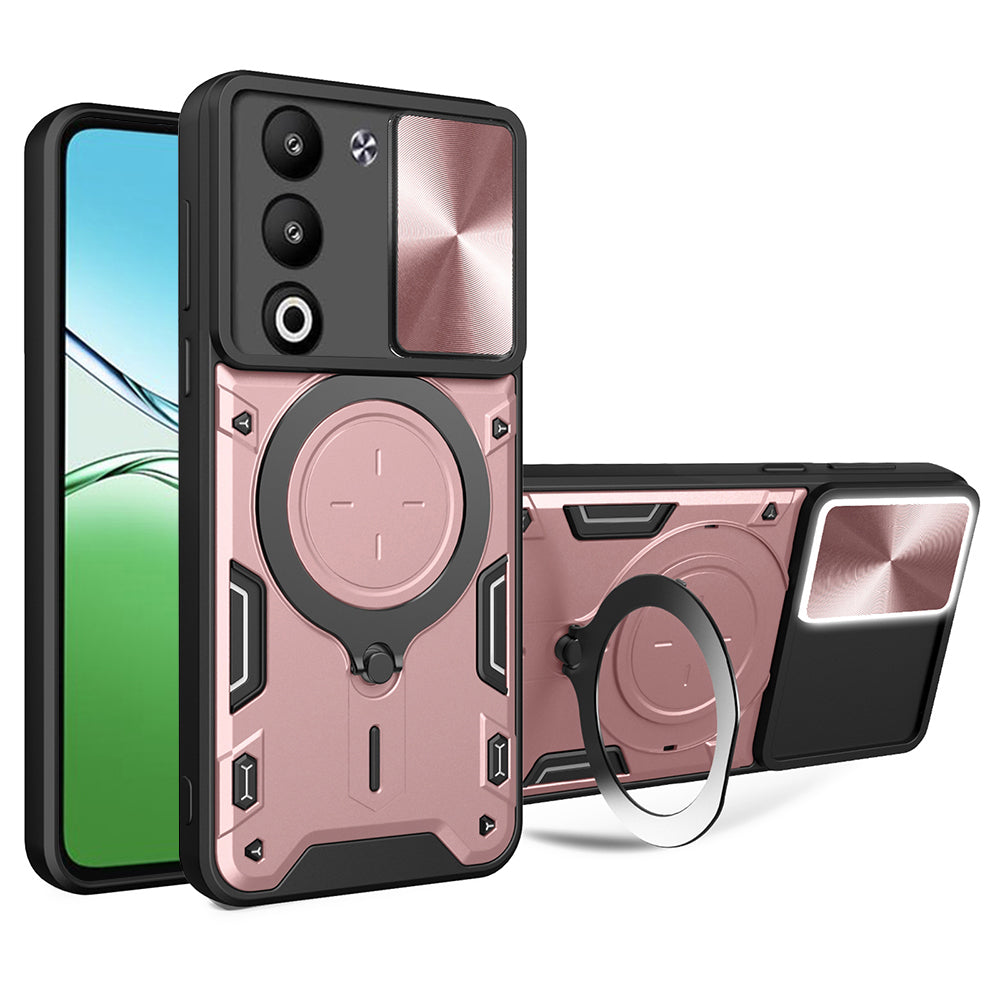 Pouzdro pro Oppo A5 4G / A5 5G, Techsuit, CamGuard Pro, Růžové