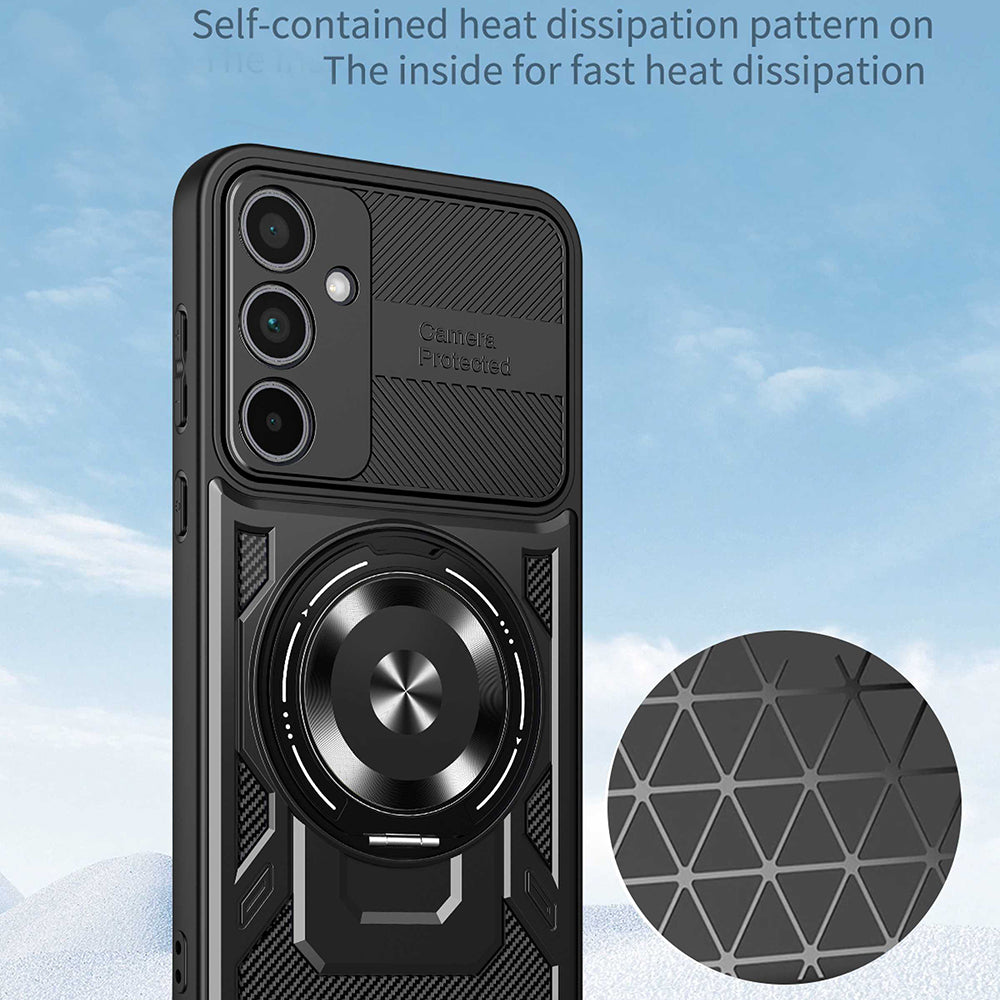 Pouzdro pro Oppo A5 4G / A5 5G, Techsuit, RuggedCam, Černá