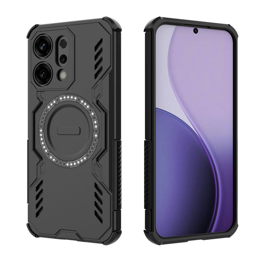 Pouzdro MagSafe pro Oppo A6 Pro 5G / A6 Pro 4G, Techsuit, ArmorMag, Černá
