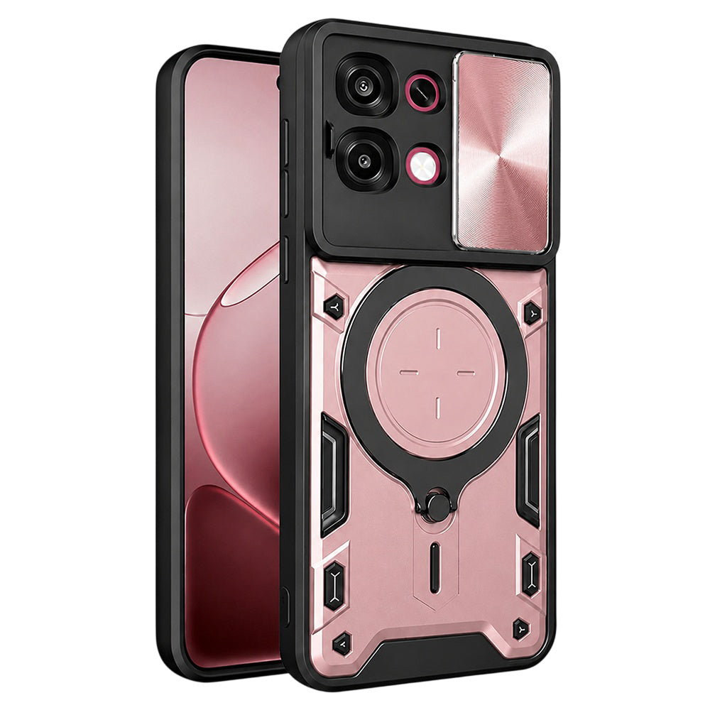 Pouzdro pro Oppo A6 Pro 5G / A6 Pro 4G, Techsuit, CamGuard Pro, Růžovo-zlaté