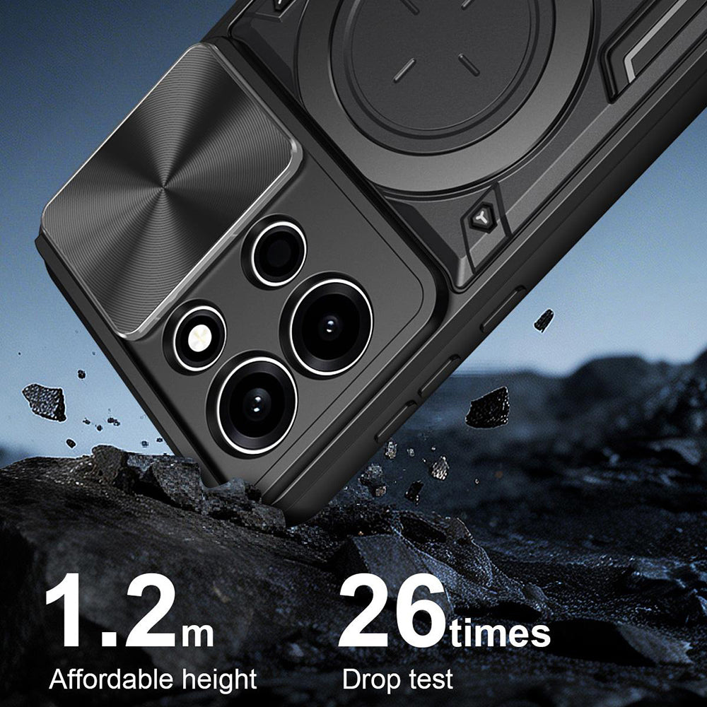 Pouzdro pro Oppo A6 Pro 5G / A6 Pro 4G, Techsuit, CamGuard Pro, Růžovo-zlaté