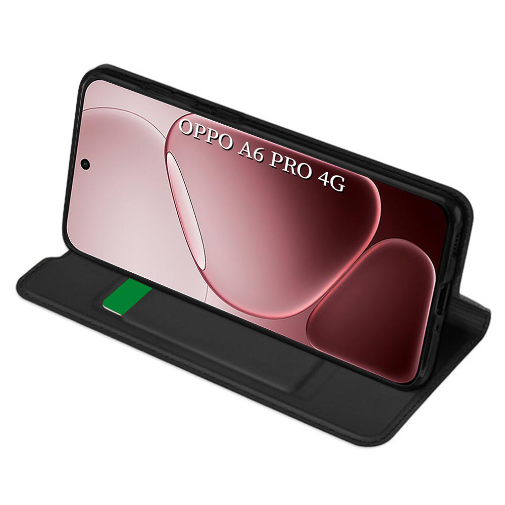 Pouzdro pro Oppo A6 Pro 5G / A6 Pro 4G, Techsuit, Magskin Book, Černá
