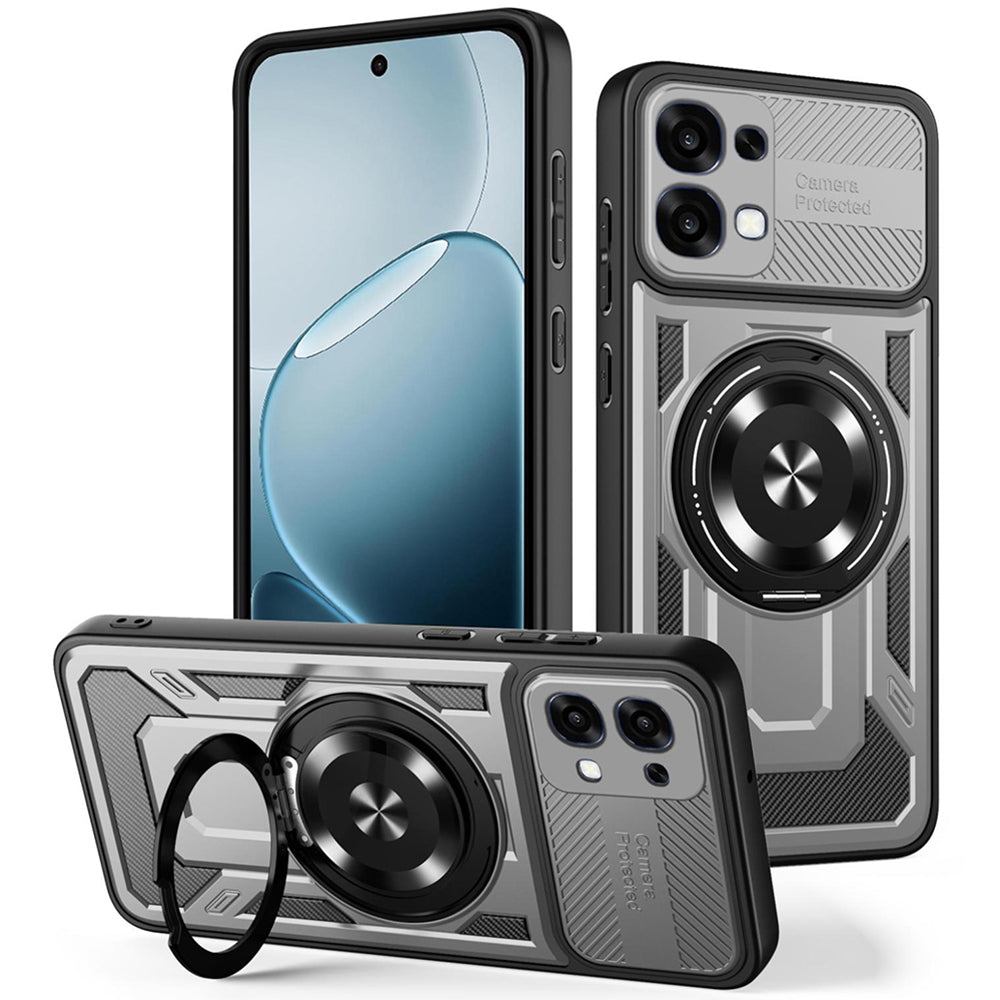 Pouzdro pro Oppo A6 Pro 5G / A6 Pro 4G, Techsuit, RuggedCam, Šedé
