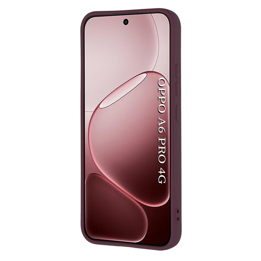 Pouzdro pro Oppo A6 Pro 5G / A6 Pro 4G, Techsuit, SoftFlex, vínové