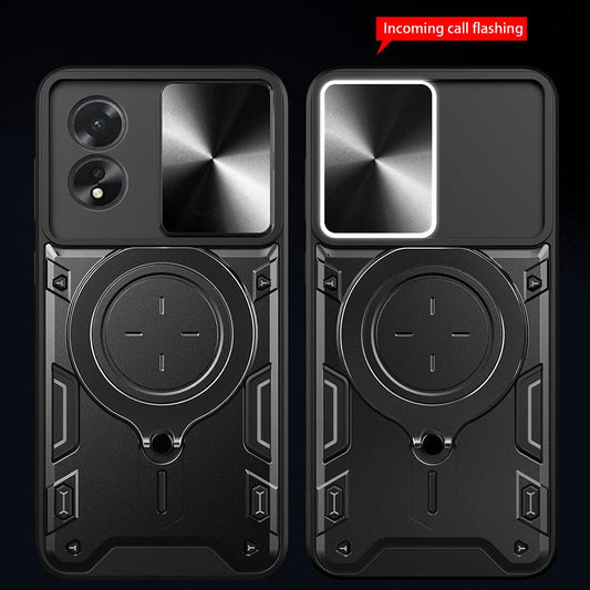 Pouzdro pro Oppo A60, Techsuit, CamGuard Pro, Růžovo-zlaté