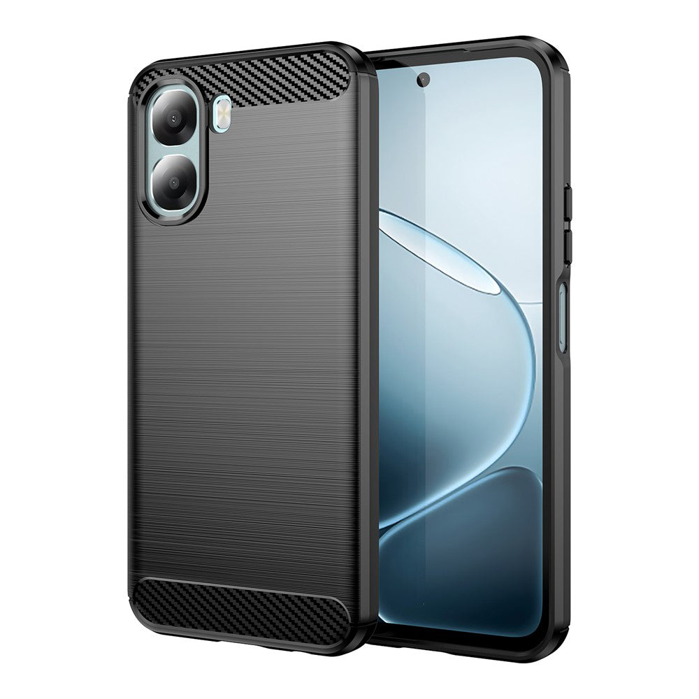 Pouzdro pro Oppo A6x 4G / A6x, Techsuit, Carbon, Černá