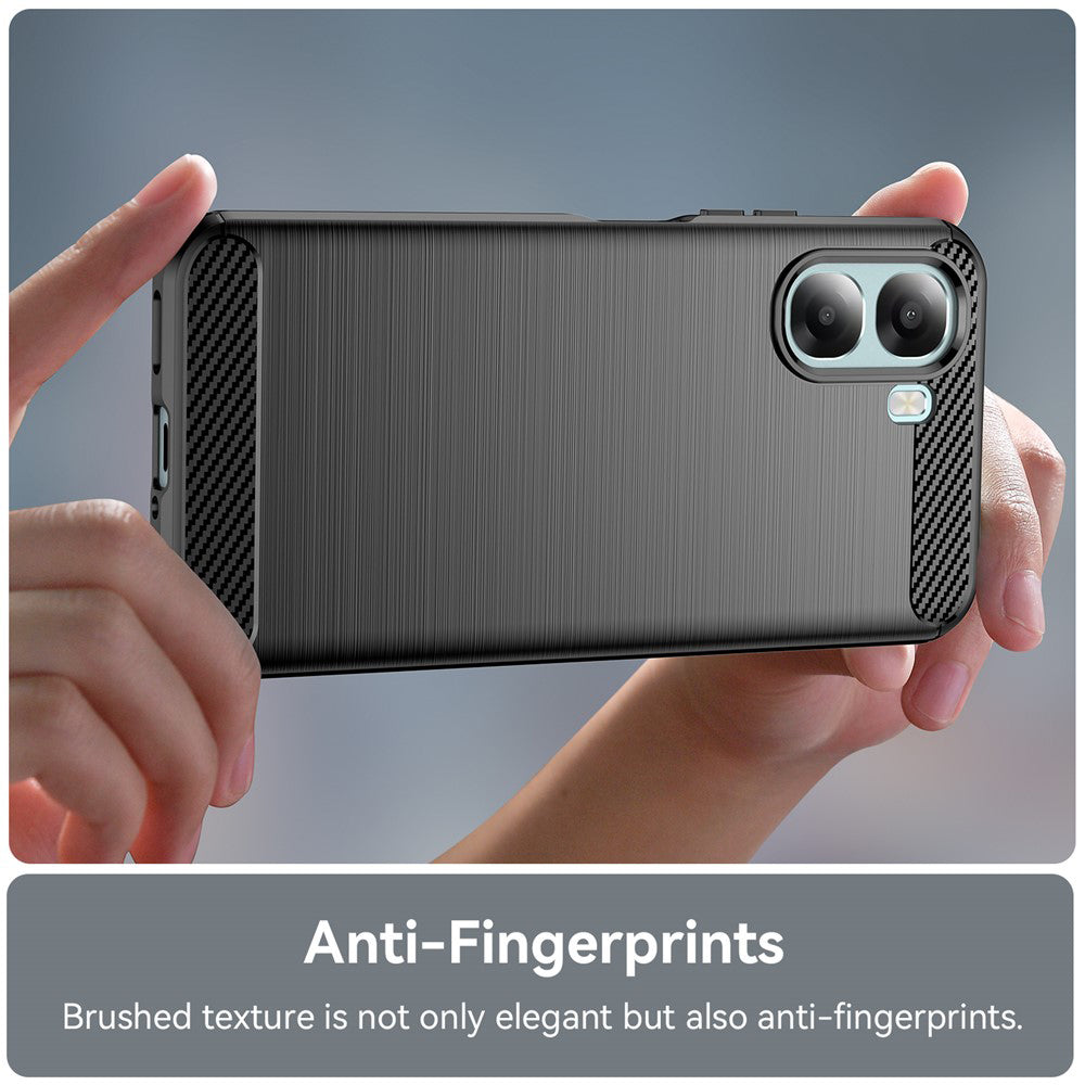 Pouzdro pro Oppo A6x 4G / A6x, Techsuit, Carbon, Černá