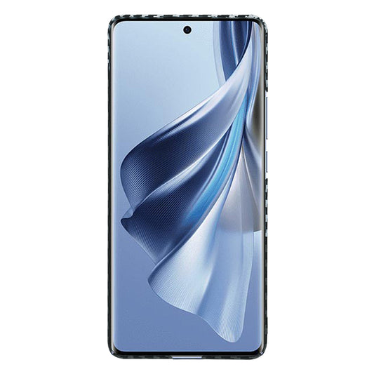 Case for Oppo Reno10 / Reno10 Pro, Techsuit, Carbonite FiberShell, Black Gray