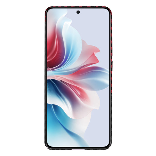 Pouzdro pro Oppo Reno11 F, Techsuit, Carbonite FiberShell, Černo-červené