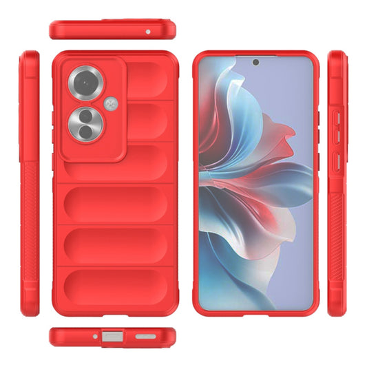 Pouzdro pro Oppo Reno11 F, Techsuit, Magic Shield, červené