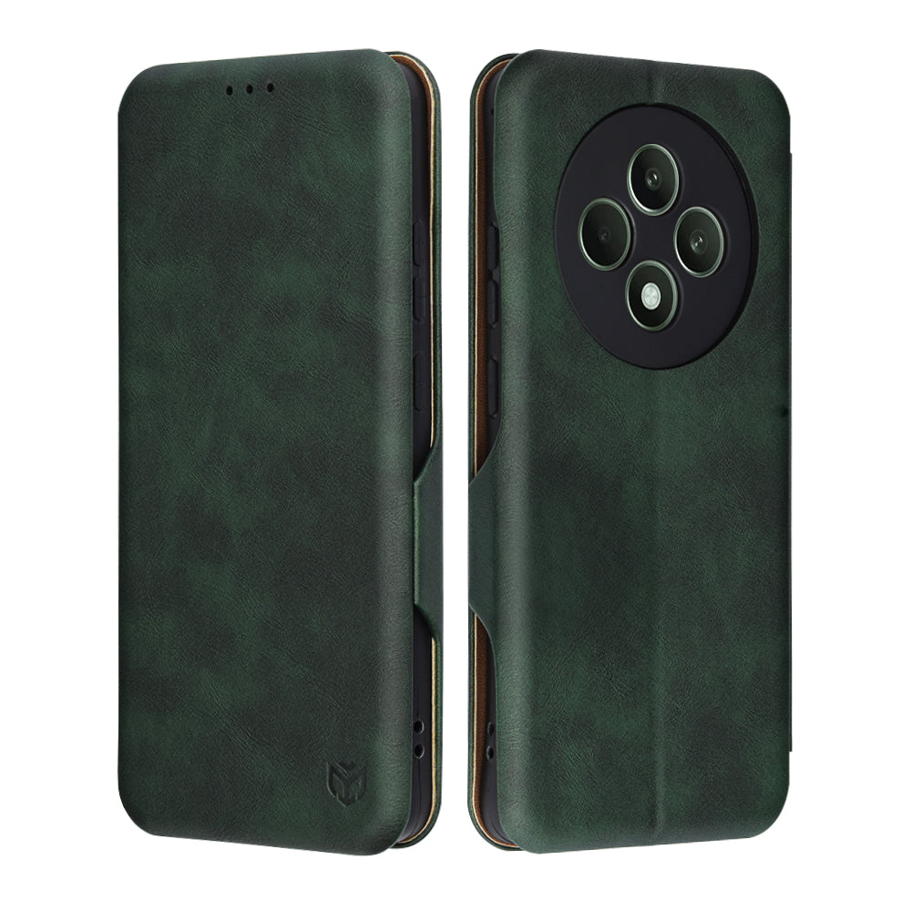Pouzdro pro Oppo Reno12 FS 5G / Reno12 FS 4G / Reno12 F 4G / Reno12 F, Techsuit, Safe Wallet Plus, Zelená