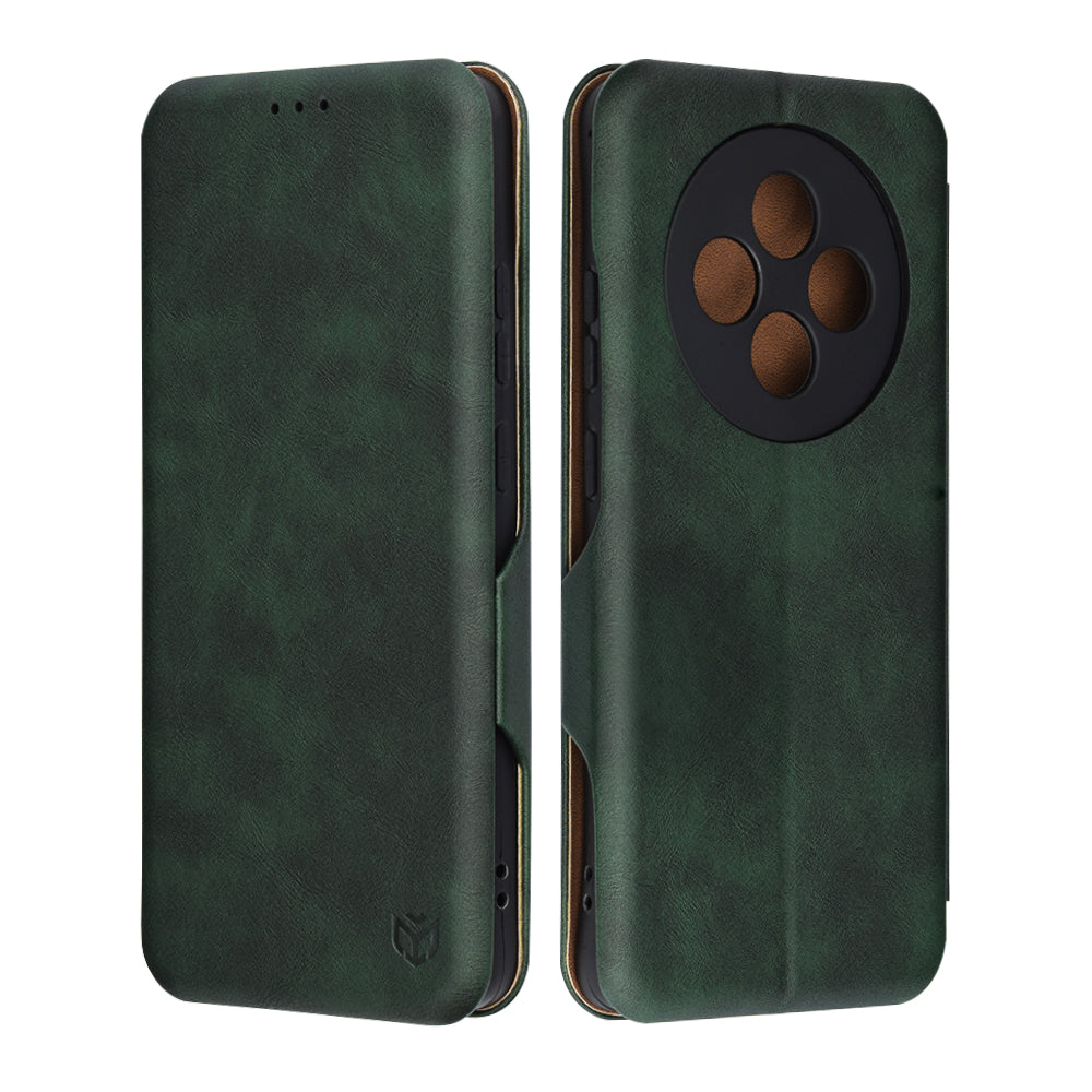 Pouzdro pro Oppo Reno12 FS 5G / Reno12 FS 4G / Reno12 F 4G / Reno12 F, Techsuit, Safe Wallet Plus, Zelená