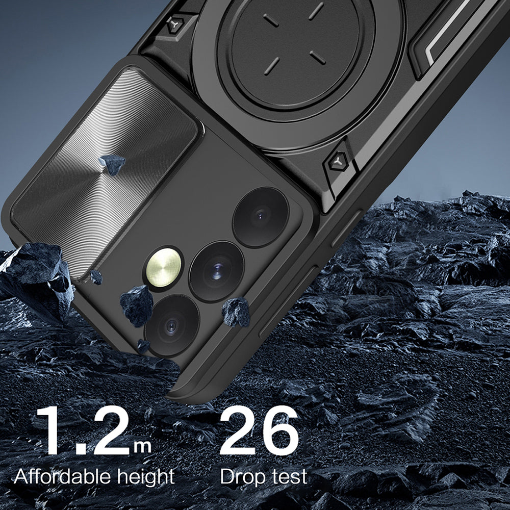 Pouzdro pro Oppo Reno12 Pro, Techsuit, CamGuard Pro, Růžové