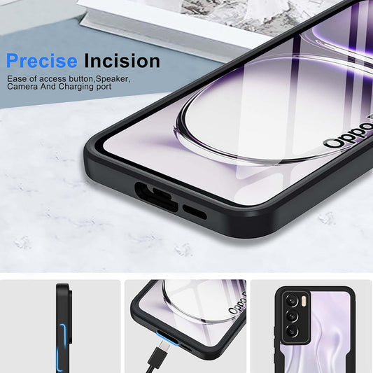 Pouzdro pro Oppo Reno12 Pro, Techsuit, ColorVerse 360, Černé