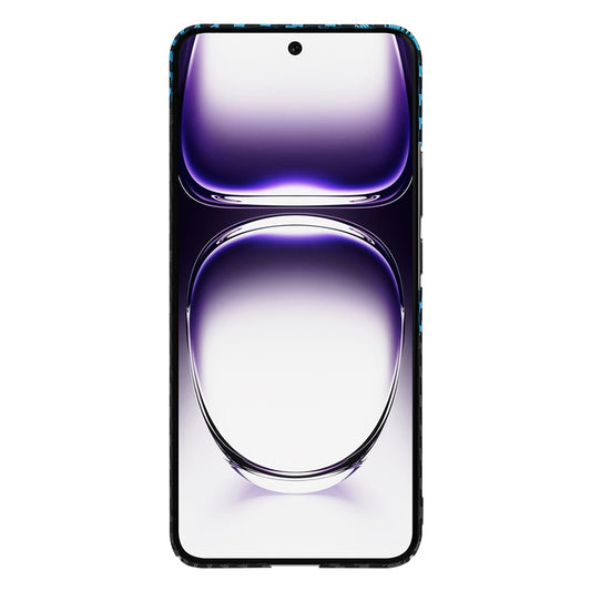 Pouzdro pro Oppo Reno12, Techsuit, Carbonite FiberShell, Černá Bleu