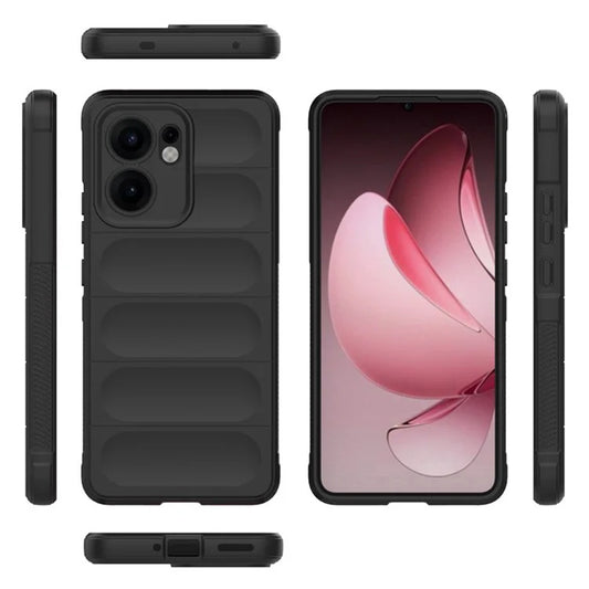 Pouzdro pro Oppo Reno13 FS 5G / Reno13 F 4G / Reno13 F, Techsuit, Magic Shield, Černé