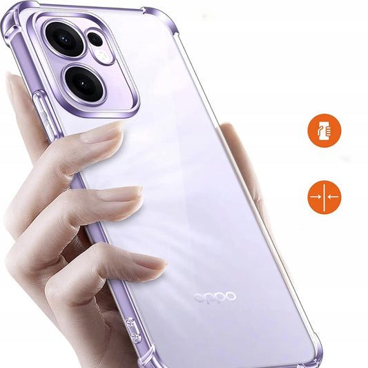 Pouzdro pro Oppo Reno13 FS 5G / Reno13 F 4G / Reno13 F, Techsuit, nárazuvzdorné průhledné, transparentní
