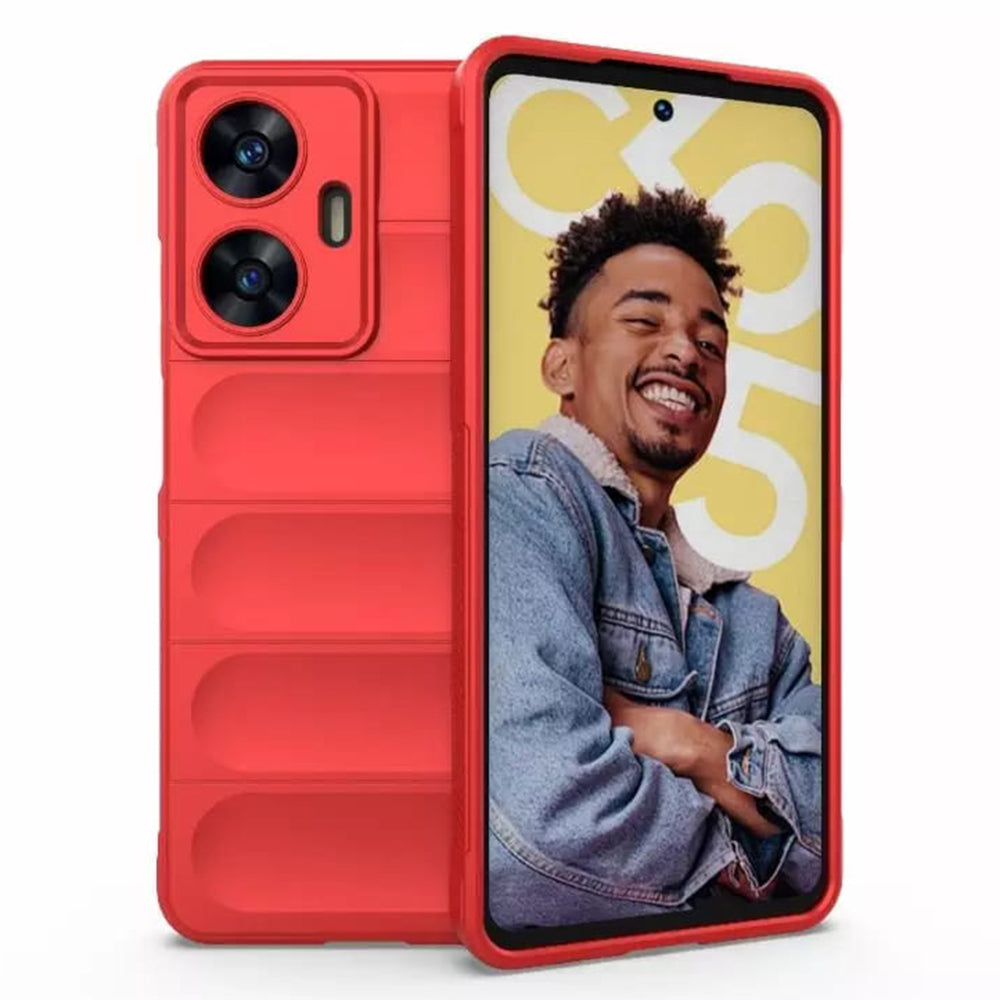 Pouzdro pro Oppo Reno14 FS 5G / Reno14 F, Techsuit, Magic Shield, červené