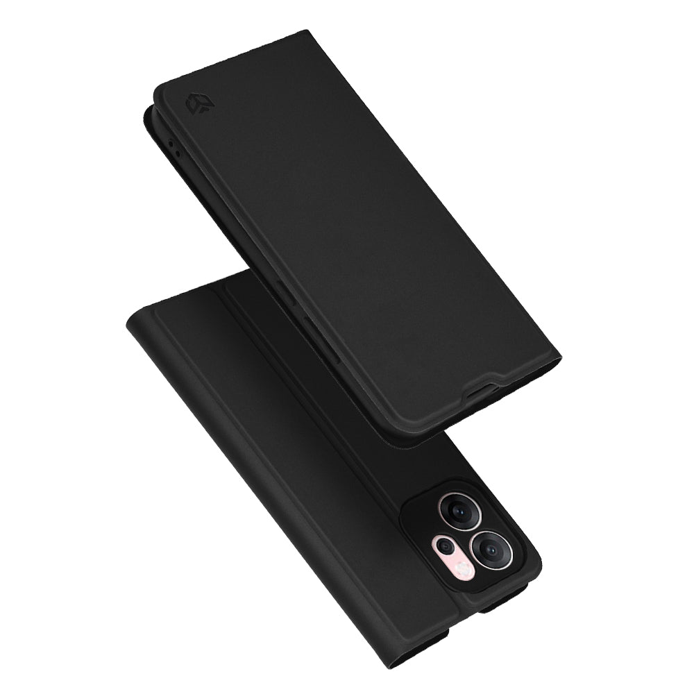 Pouzdro pro Oppo Reno14 FS 5G / Reno14 F, Techsuit, Magskin Book, Černá