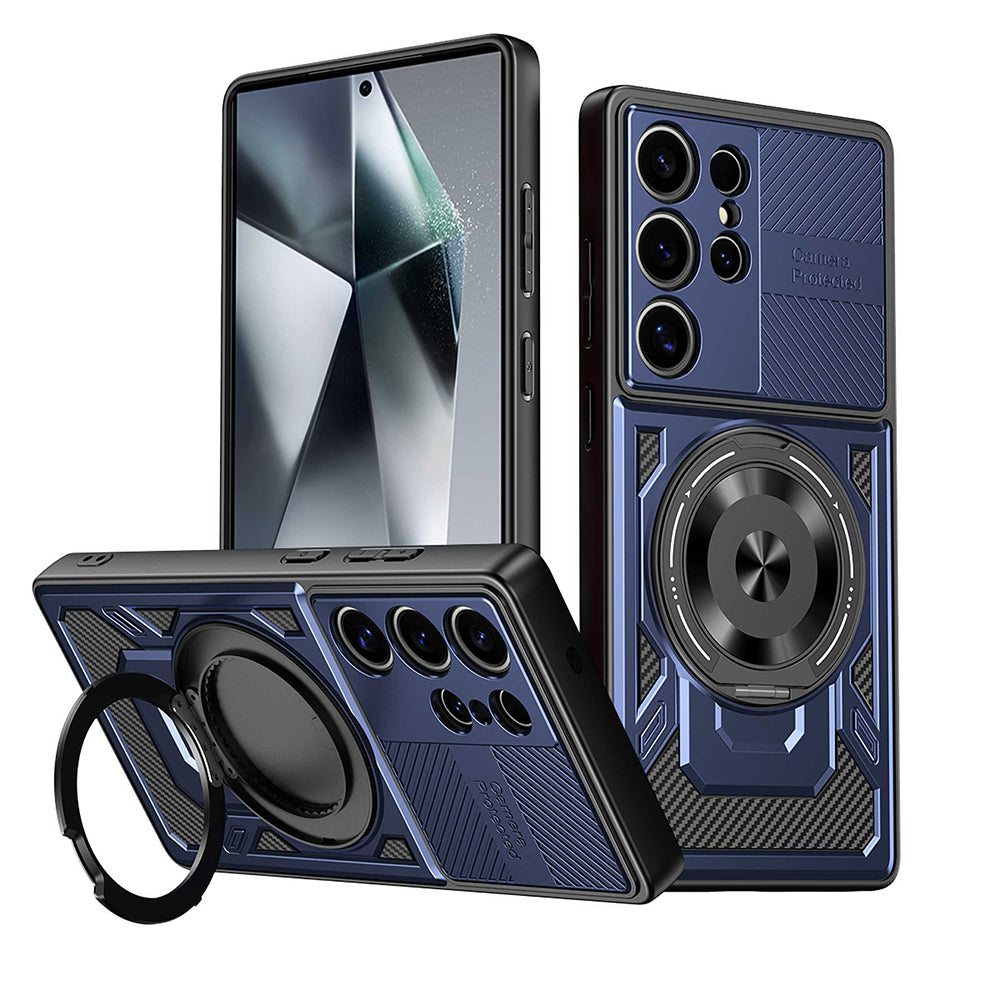 Pouzdro pro Oppo Reno14 FS 5G / Reno14 F, Techsuit, RuggedCam, Modré