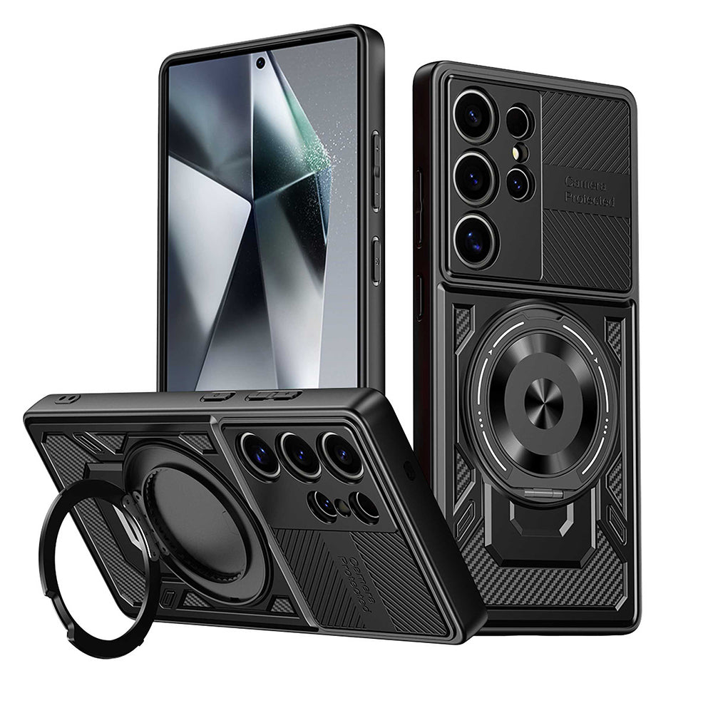 Case for Oppo Reno14 FS 5G / Reno14 F, Techsuit, RuggedCam, Black