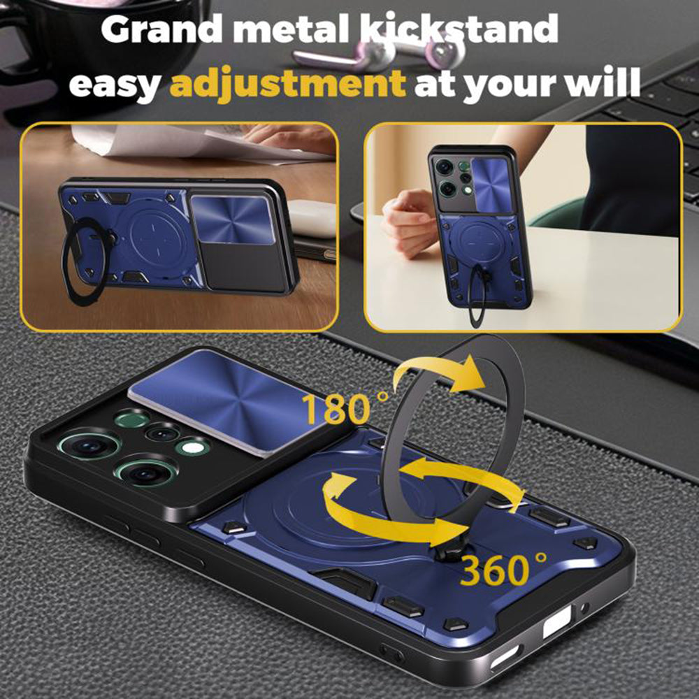 Pouzdro pro Oppo Reno14, Techsuit, CamGuard Pro, Modrá