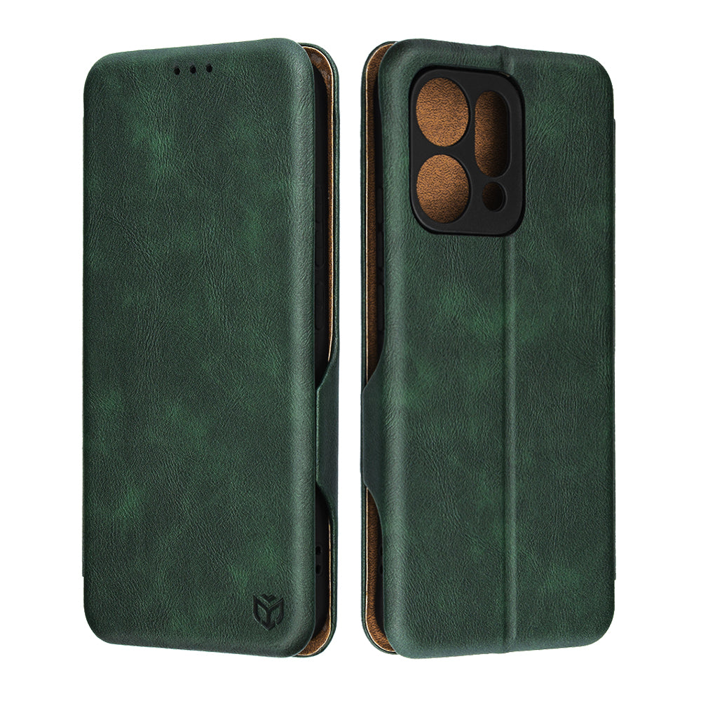 Pouzdro pro Oppo Reno14, Techsuit, Safe Wallet Plus, Zelená