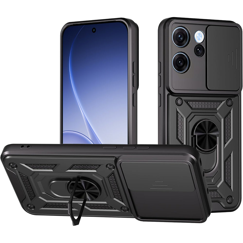 Pouzdro pro Oppo Reno15 FS / Reno15 F, Techsuit, CamShield, Černá