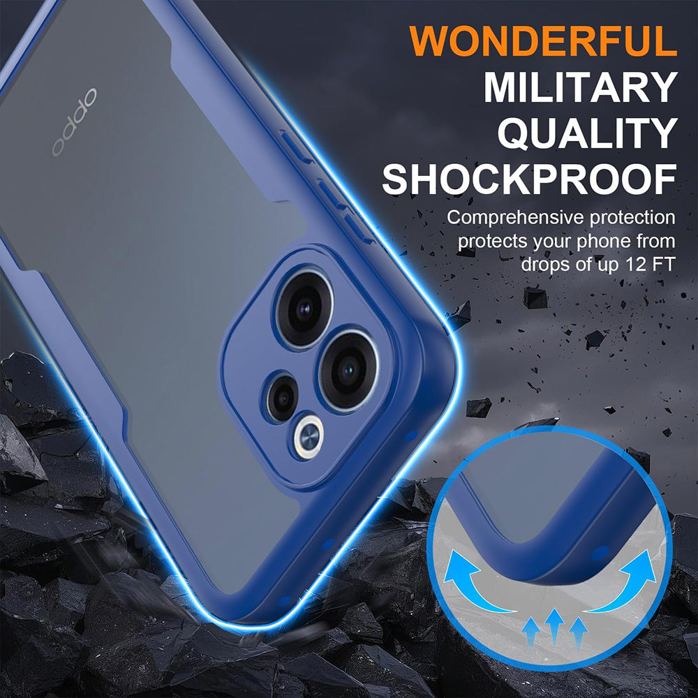 Pouzdro pro Oppo Reno15 FS / Reno15 F, Techsuit, ColorVerse 360, Modrá
