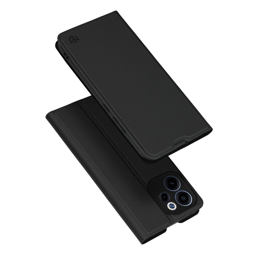 Pouzdro pro Oppo Reno15 FS / Reno15 F, Techsuit, Magskin Book, Černá