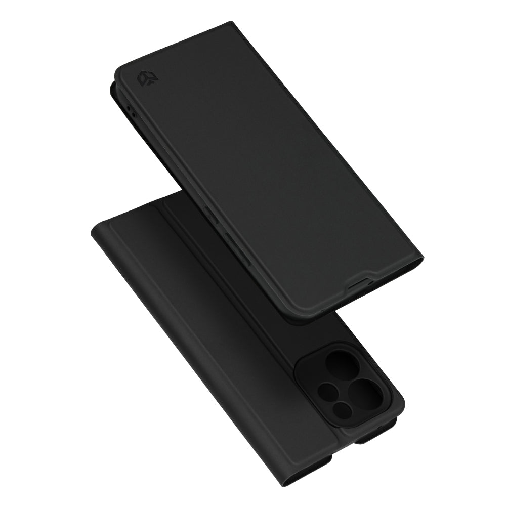 Pouzdro pro Oppo Reno15 FS / Reno15 F, Techsuit, Magskin Book, Černá