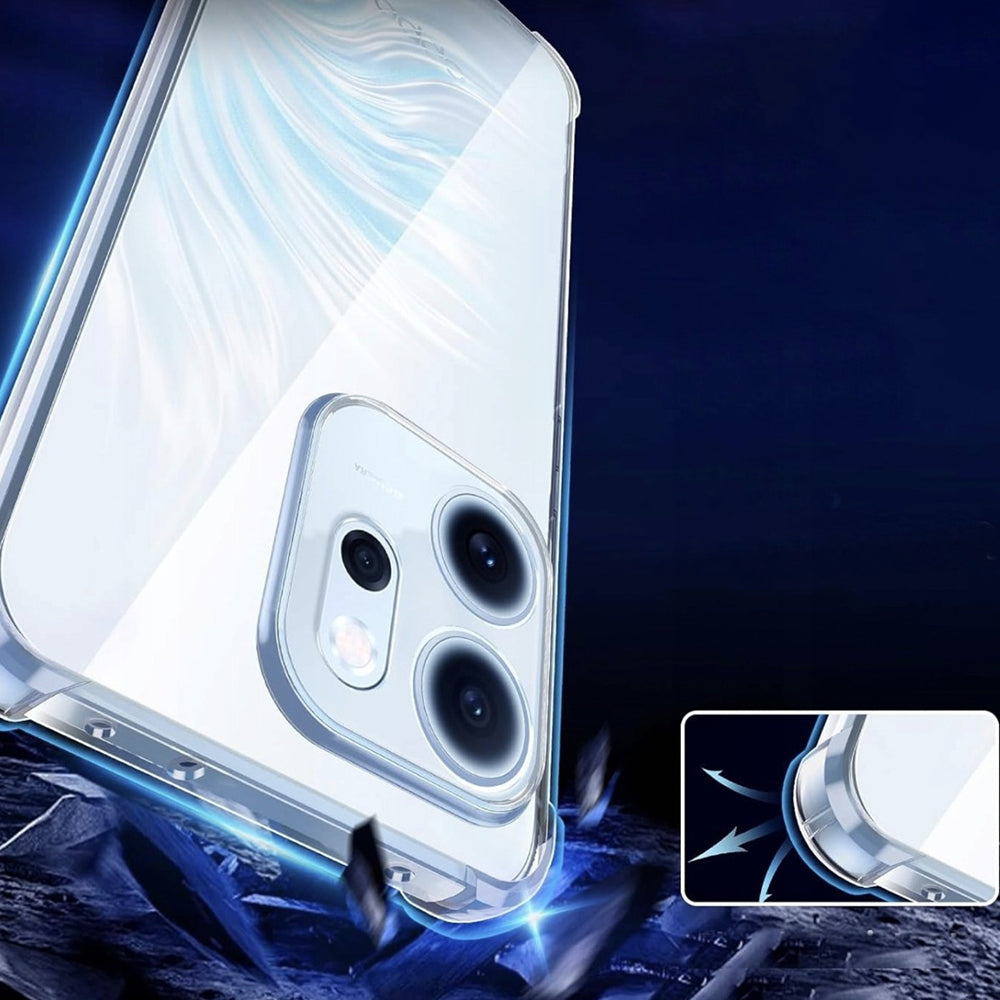 Pouzdro pro Oppo Reno15 FS / Reno15 F, Techsuit, Shockproof Clear, Průhledné