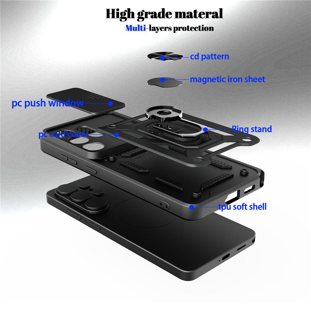 Pouzdro pro Oppo Reno15 Pro, Techsuit, CamShield, Černá