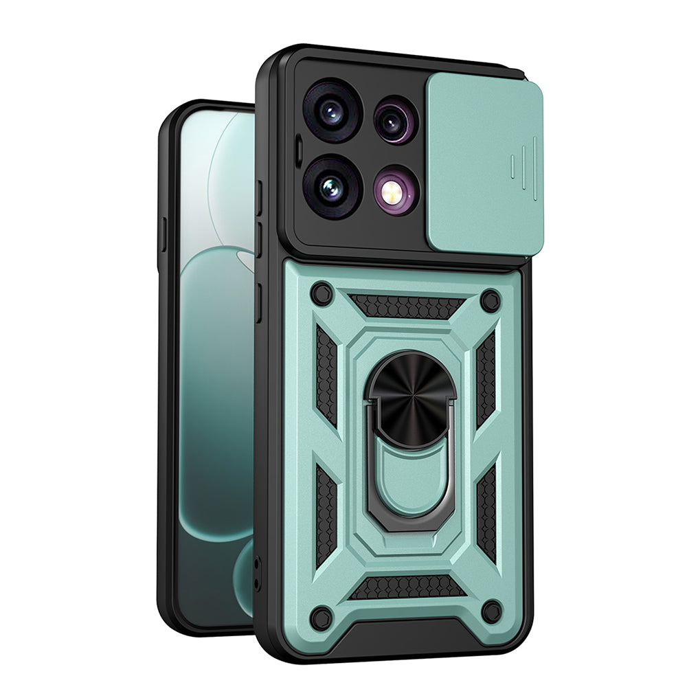 Pouzdro pro Oppo Reno16 F / Reno16 FS, Techsuit, CamShield, Zelené