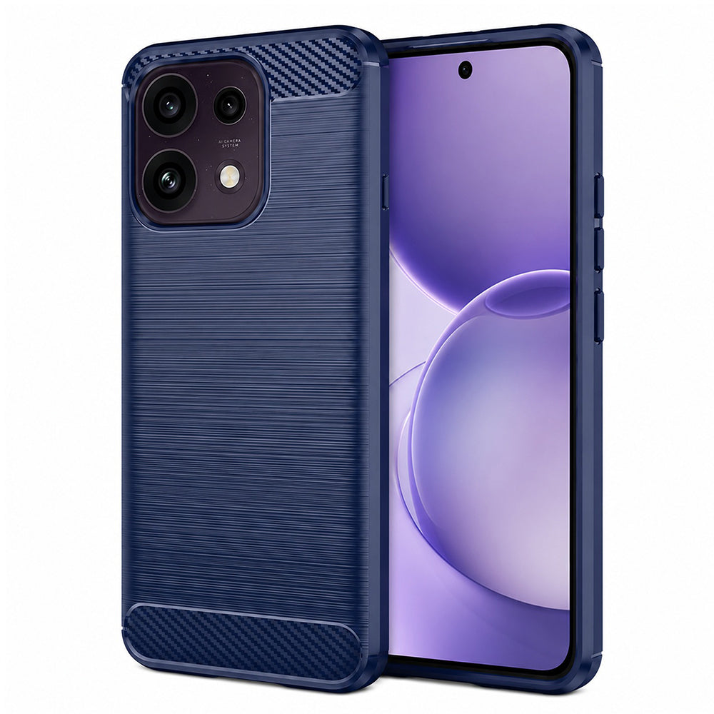 Pouzdro pro Oppo Reno16 F / Reno16 FS, Techsuit, Carbon, Modrá