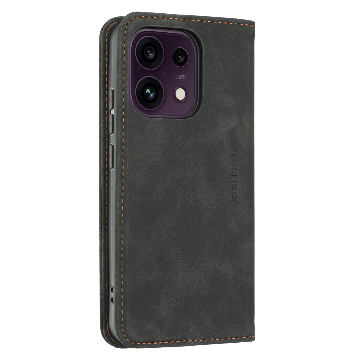 Pouzdro pro Oppo Reno16 F / Reno16 FS, Techsuit, Confy, Černé