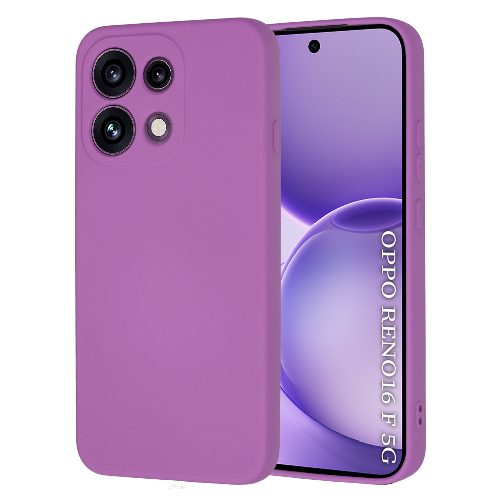 Pouzdro pro Oppo Reno16 F / Reno16 FS, Techsuit, SoftFlex, Fialové