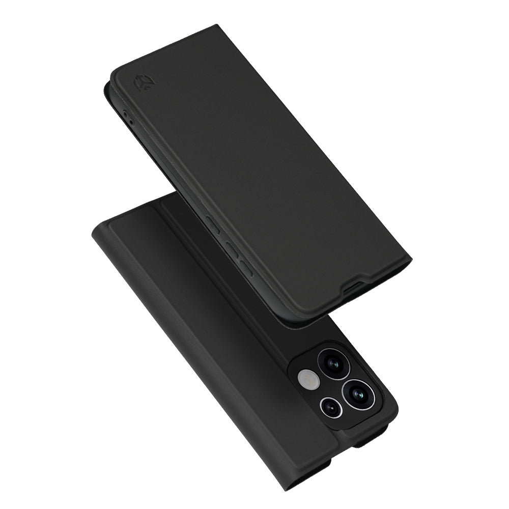 Pouzdro pro Oppo Reno16 Pro, Techsuit, Magskin Book, Černé