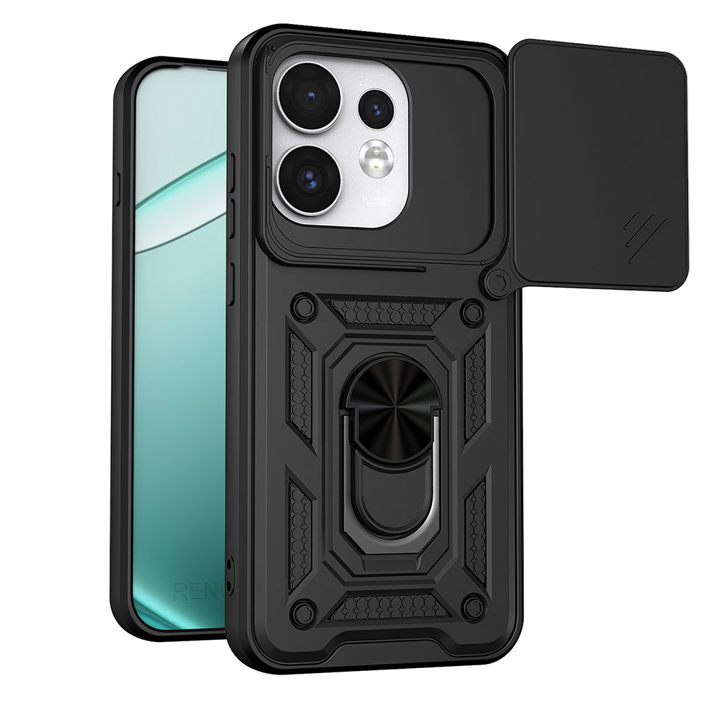 Case for Oppo Reno16 / Reno16 Pro, Techsuit, CamShield, Black