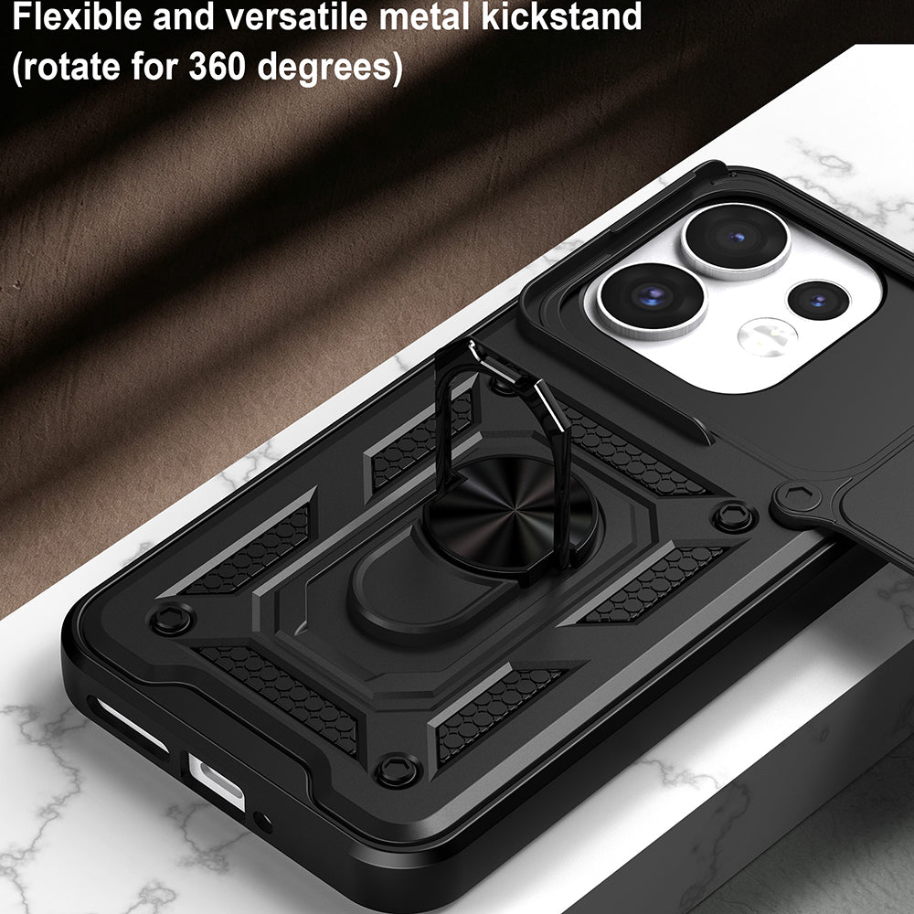 Case for Oppo Reno16 / Reno16 Pro, Techsuit, CamShield, Black