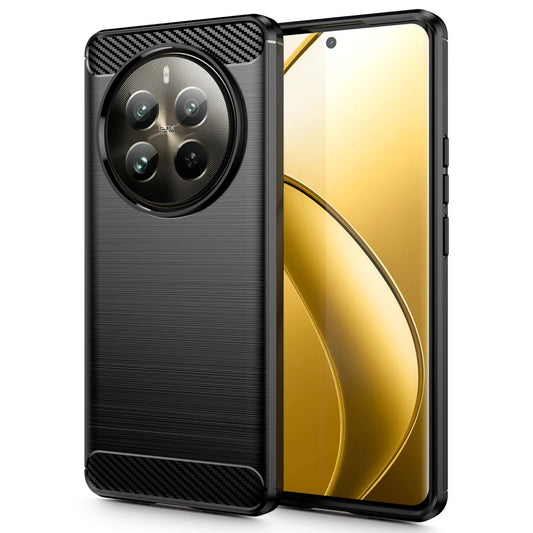 Pouzdro pro Realme 12 Pro / 12 Pro+, Tech-Protect, Carbon, černé
