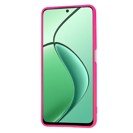 Pouzdro pro Realme 12x / 12, Techsuit, SoftFlex, Tmavě růžové
