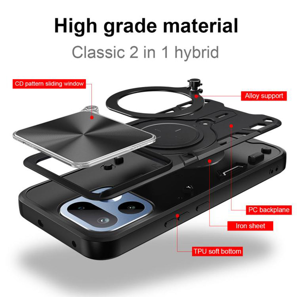 Pouzdro pro Realme 16 Pro+, Techsuit, CamGuard Pro, modré