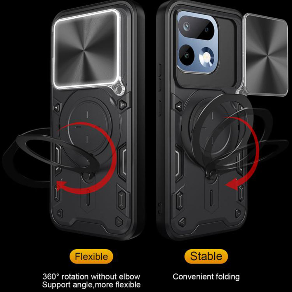 Pouzdro pro Realme 16 Pro+, Techsuit, CamGuard Pro, modré