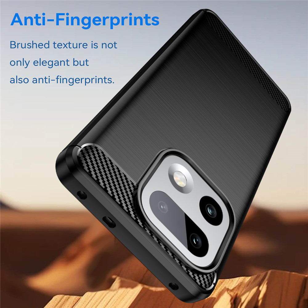 Pouzdro pro Realme 16 Pro+, Techsuit, Carbon, Černá