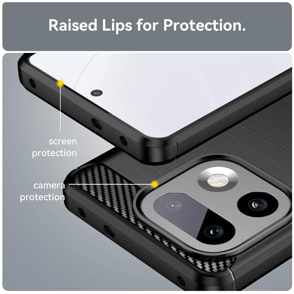 Pouzdro pro Realme 16 Pro+, Techsuit, Carbon, Černá