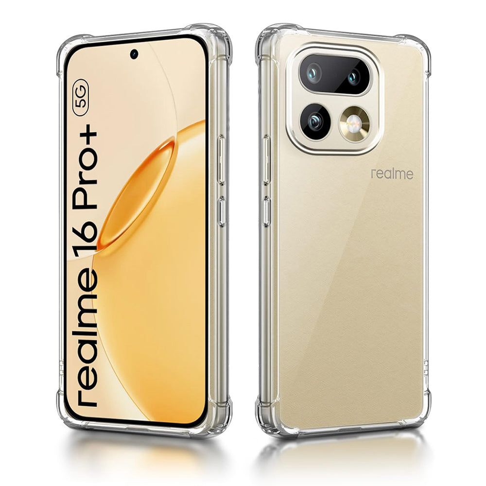 Pouzdro pro Realme 16 Pro+, Techsuit, Shockproof Clear, Transparent