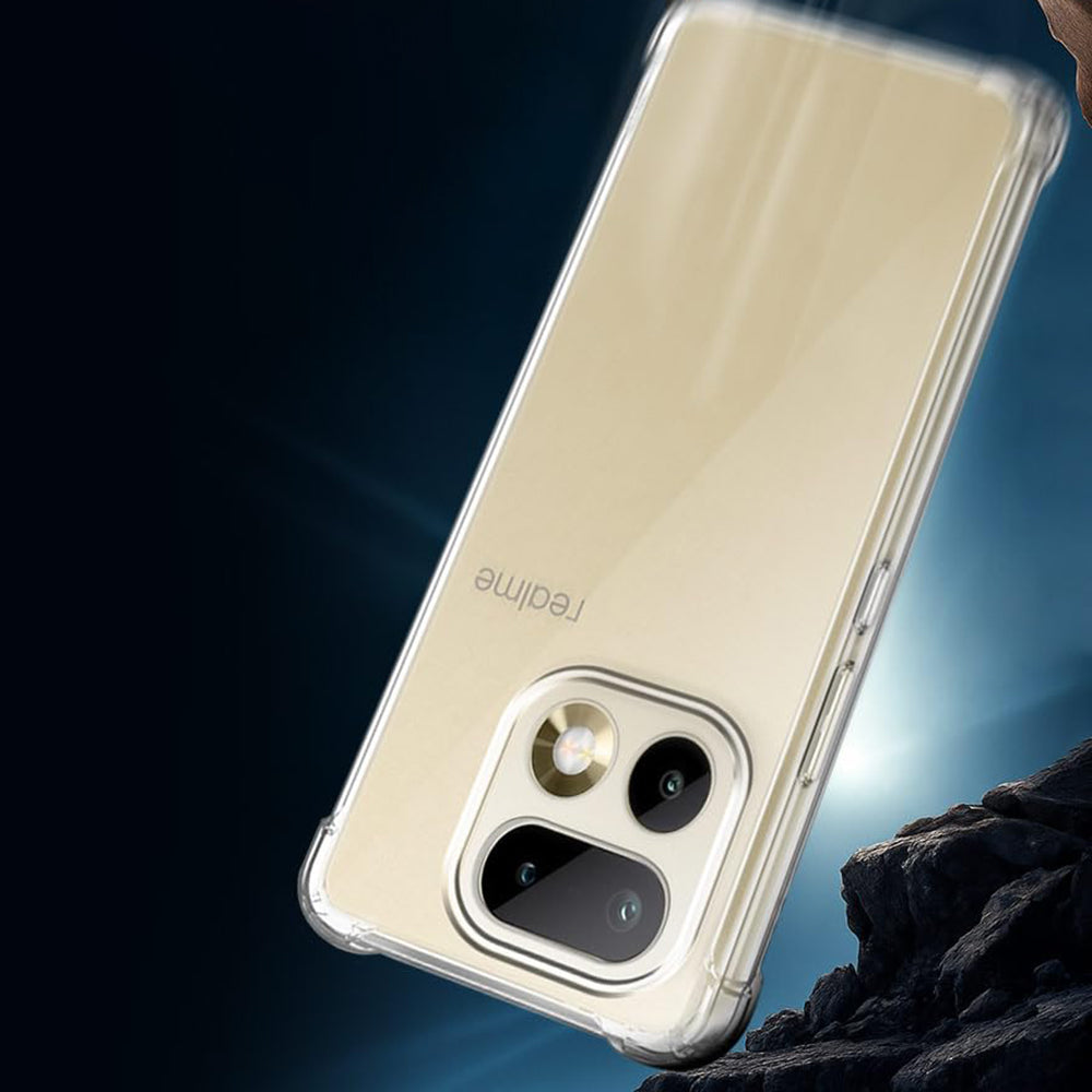 Pouzdro pro Realme 16 Pro, Techsuit, Shockproof Clear, Transparentní