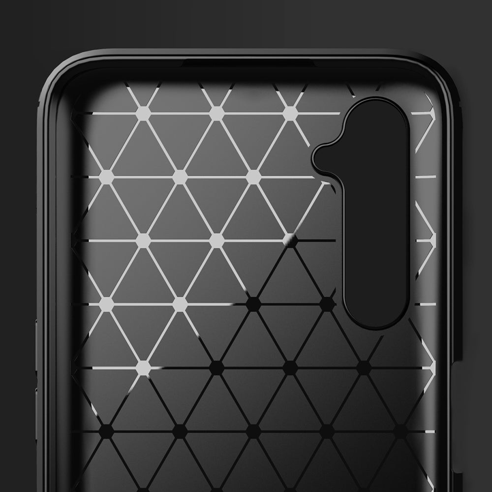 Pouzdro pro Realme 6 Pro, Techsuit, Carbon, Černá